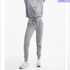 WSLY tie up jogger sweatpants